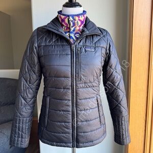 Patagonia Radalie Jacket Black Small Slim Fit Puffer Jacket Windproof S